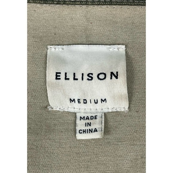 Ellison Glam Fighter Camo Jacket Medium Sequin Stars Military Style - Picture 12 of 12